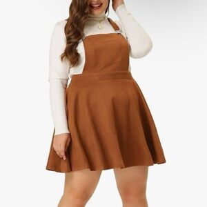 Plus Size 4X Overall Skater Dress
